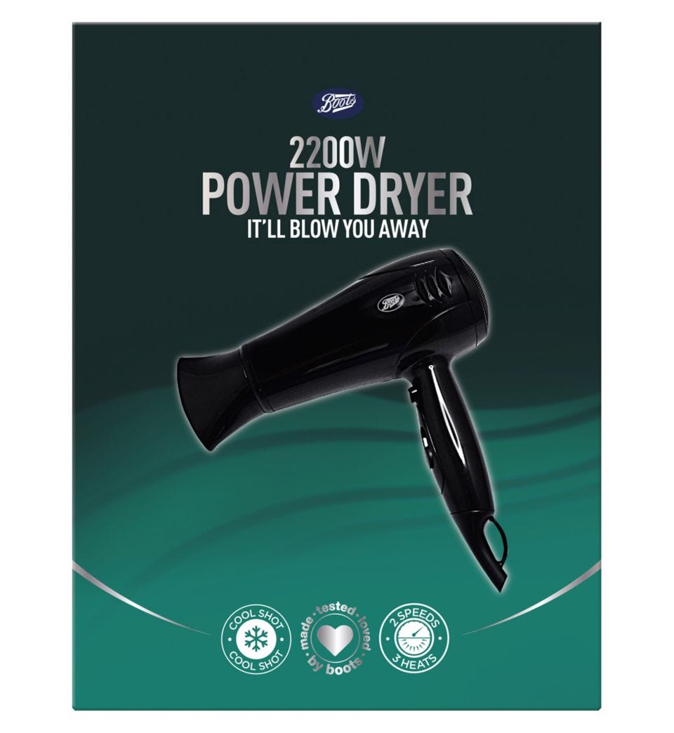 Boots Power Dryer 2200w