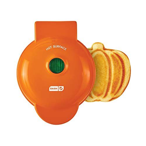 Dash Pumpkin-Shaped Mini Waffle Maker 