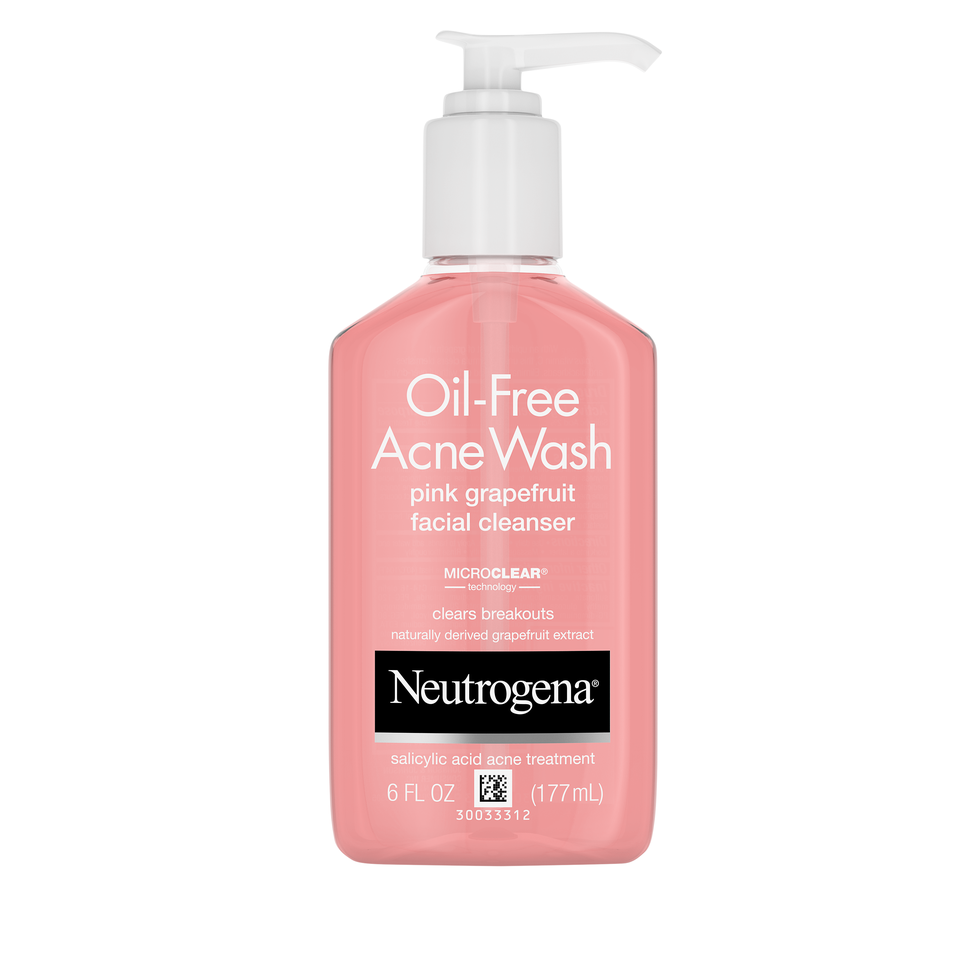 Neutrogena Oil-Free Acne Wash Pink Grapefruit Facial Cleanser 