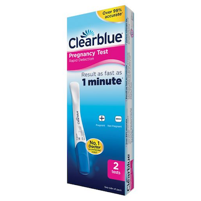 Clearblue Rapid Detection Pregnancy Test, Kit Of 2 Tests