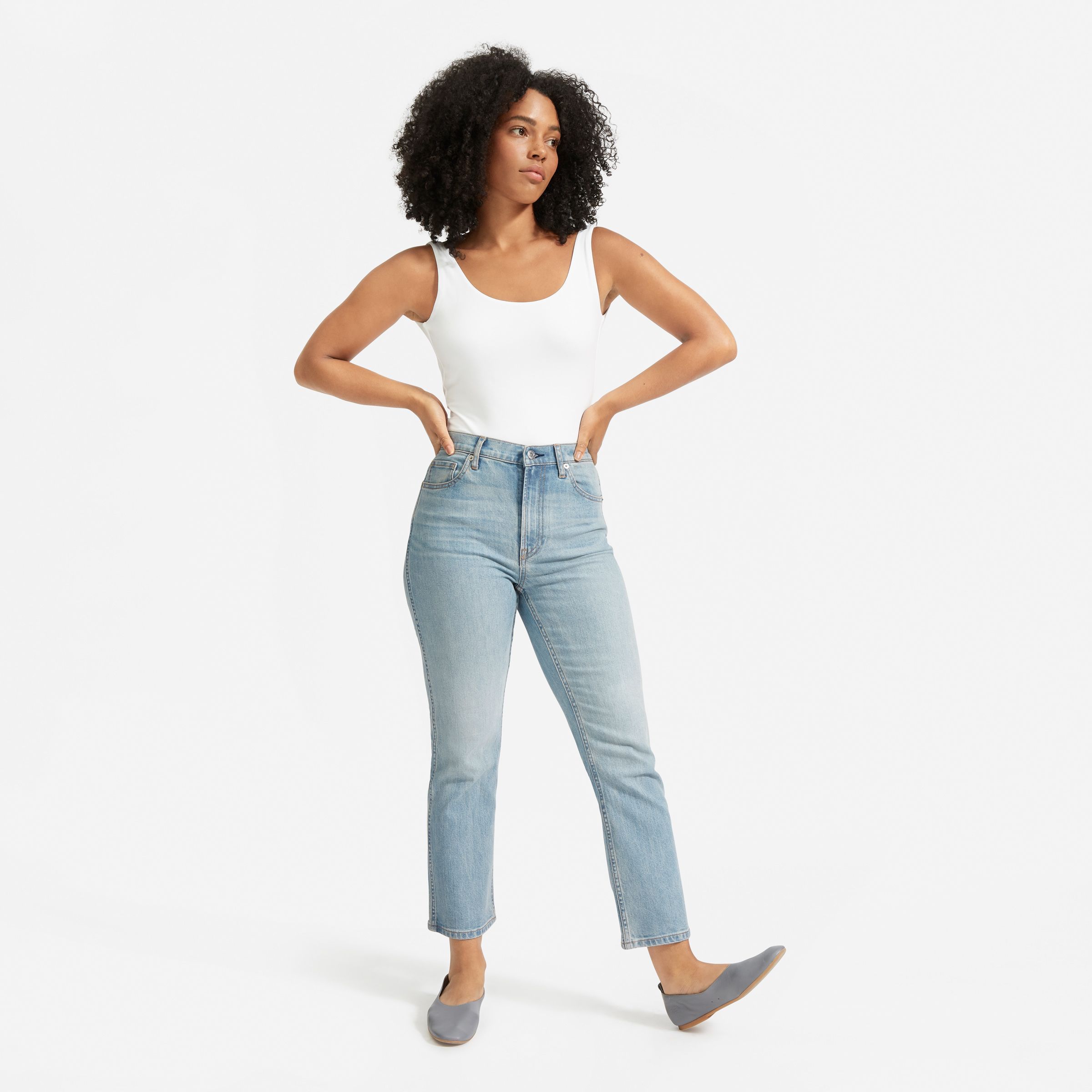 Everlane high waist store straight