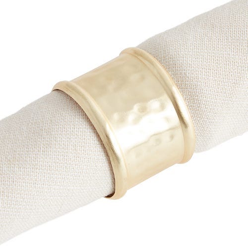 Aria Holiday Gold Napkin Ring + Reviews