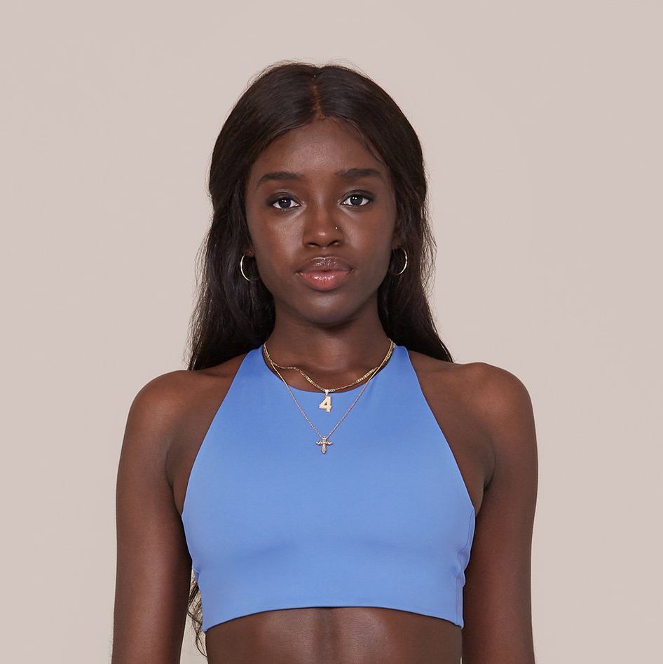 A High-Neck Sports Bra: Girlfriend Collective Topanga Halter Bra, 9 Girlfriend  Collective Sports Bras You'll Want to Wear All Day Long