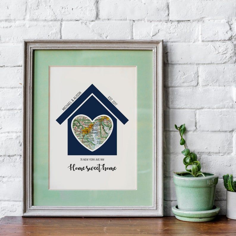 Personalized 'Our First Home' Print