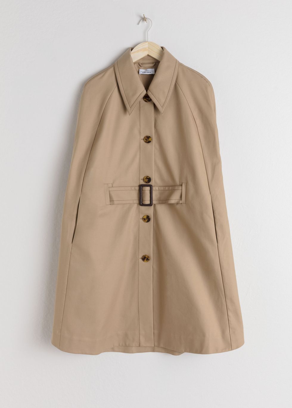 Belted Trench Cape