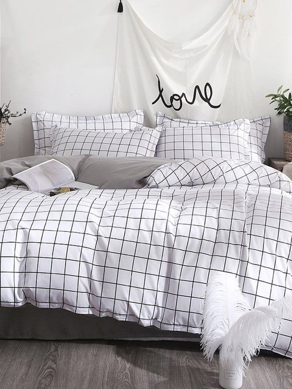 Single Bedding Sets Bed Sheets, Aesthetic Duvet Cover