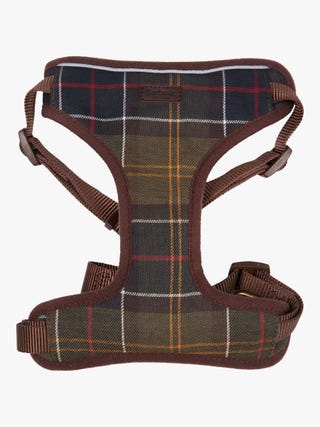 Barbour Classic Tartan Dog Travel Harness