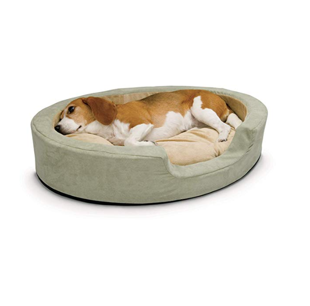 dog bed with built in blanket