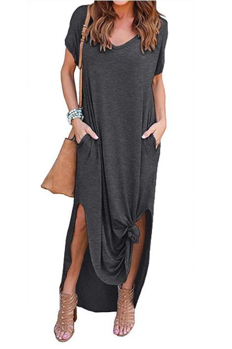 Amazon Grecerelle Women's Casual Loose Pocket Maxi Dress Review