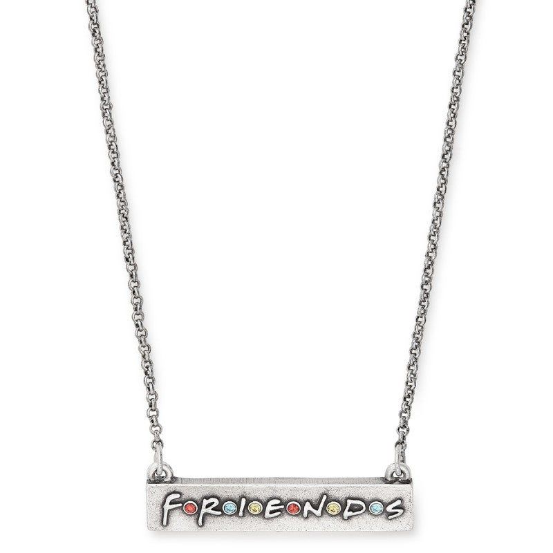'Friends' Logo Bar Necklace