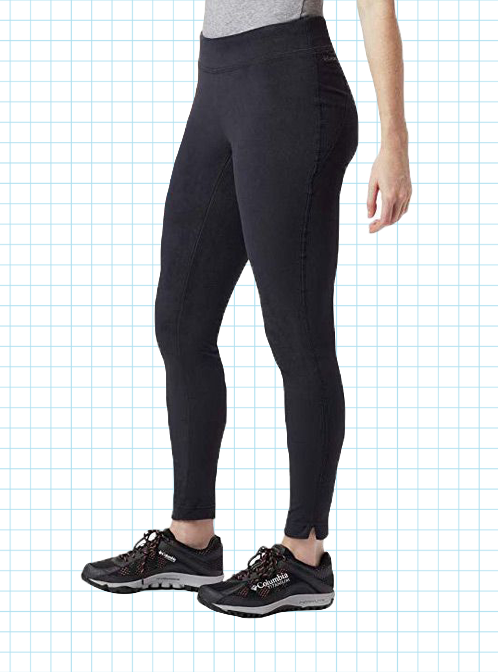 Women Plus Size Fleece Full Length Leggings Nylon Stretch Solid Ankle High Waist