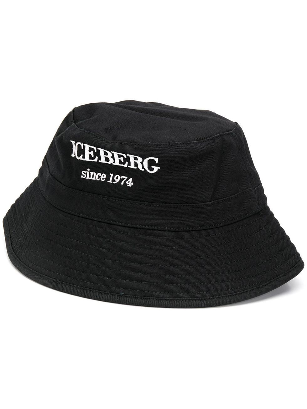 Iceberg Logo黑色漁夫帽