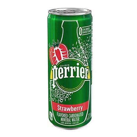 Perrier Strawberry Flavored Carbonated Mineral Water