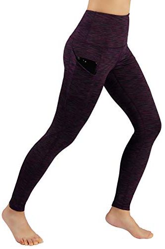 ODODOS High Waist Out Pocket Yoga Pants Tummy Control Workout - Import It  All