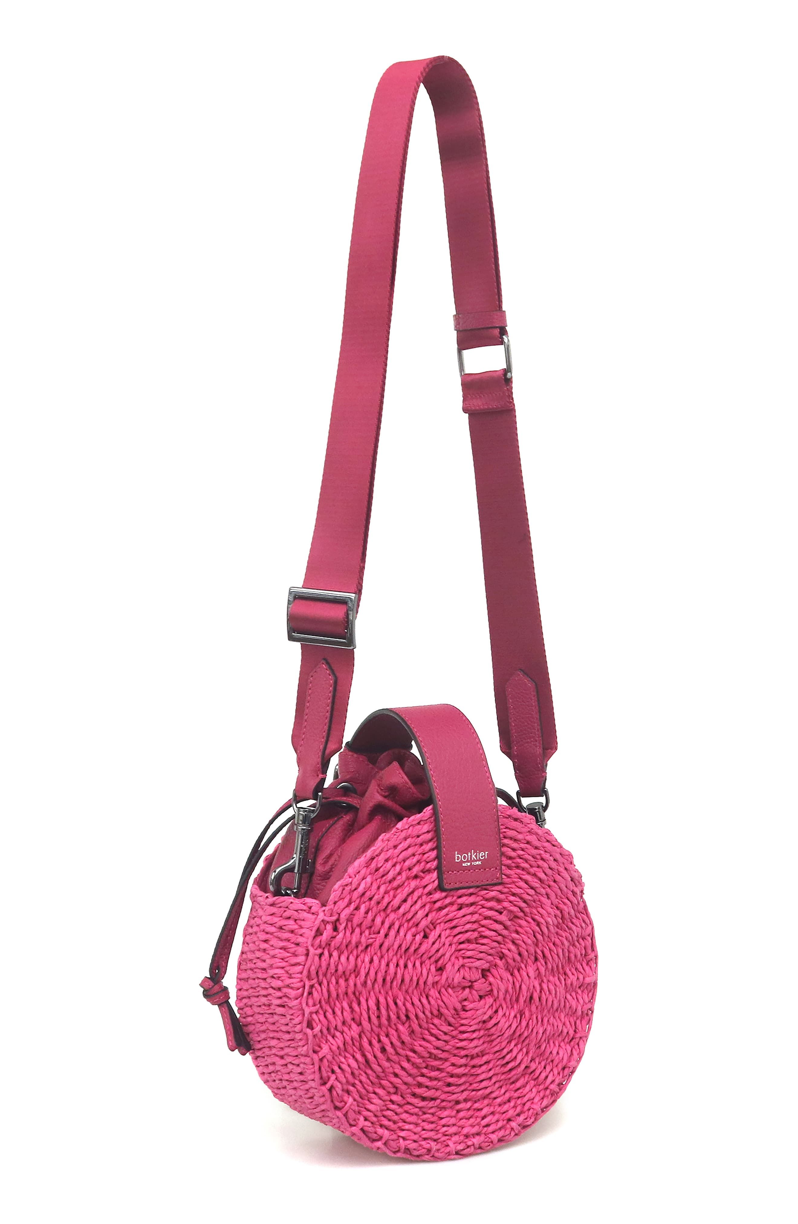 bag with colorful strap