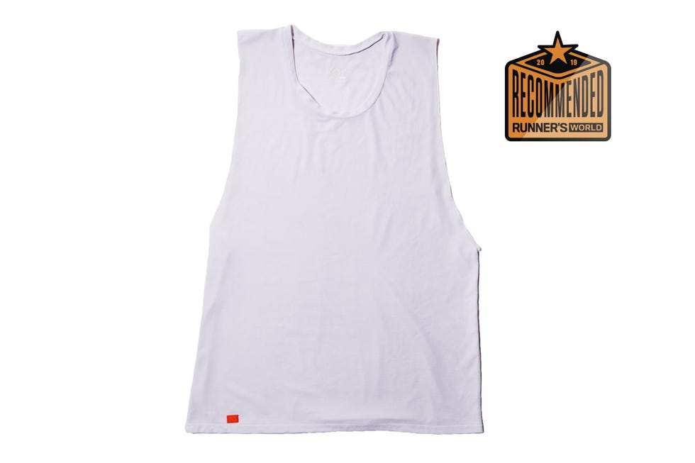 Unisex Air Tech White Muscle Shirt