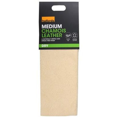 Halfords Medium Leather Chamois 