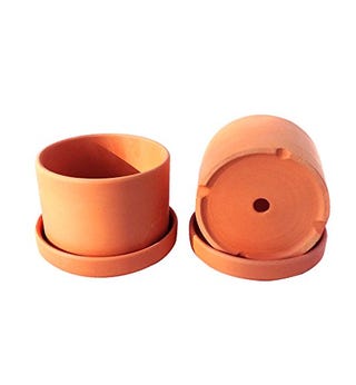 Natural Terracotta Garden Planter 2-Pack 