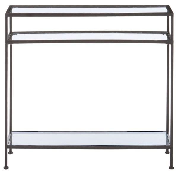 Narrow Glass Console Table