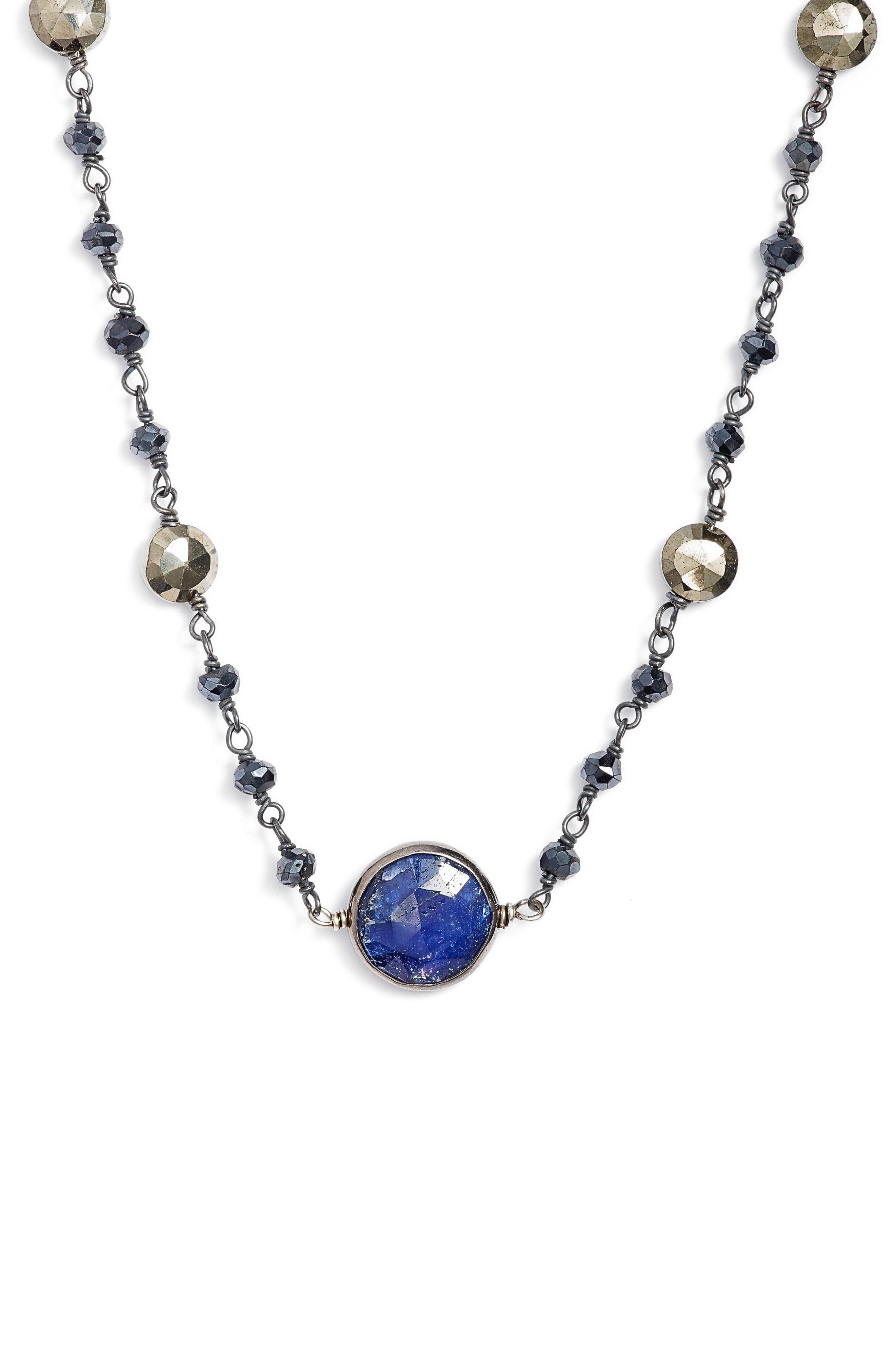 Semiprecious Stone Collar Necklace