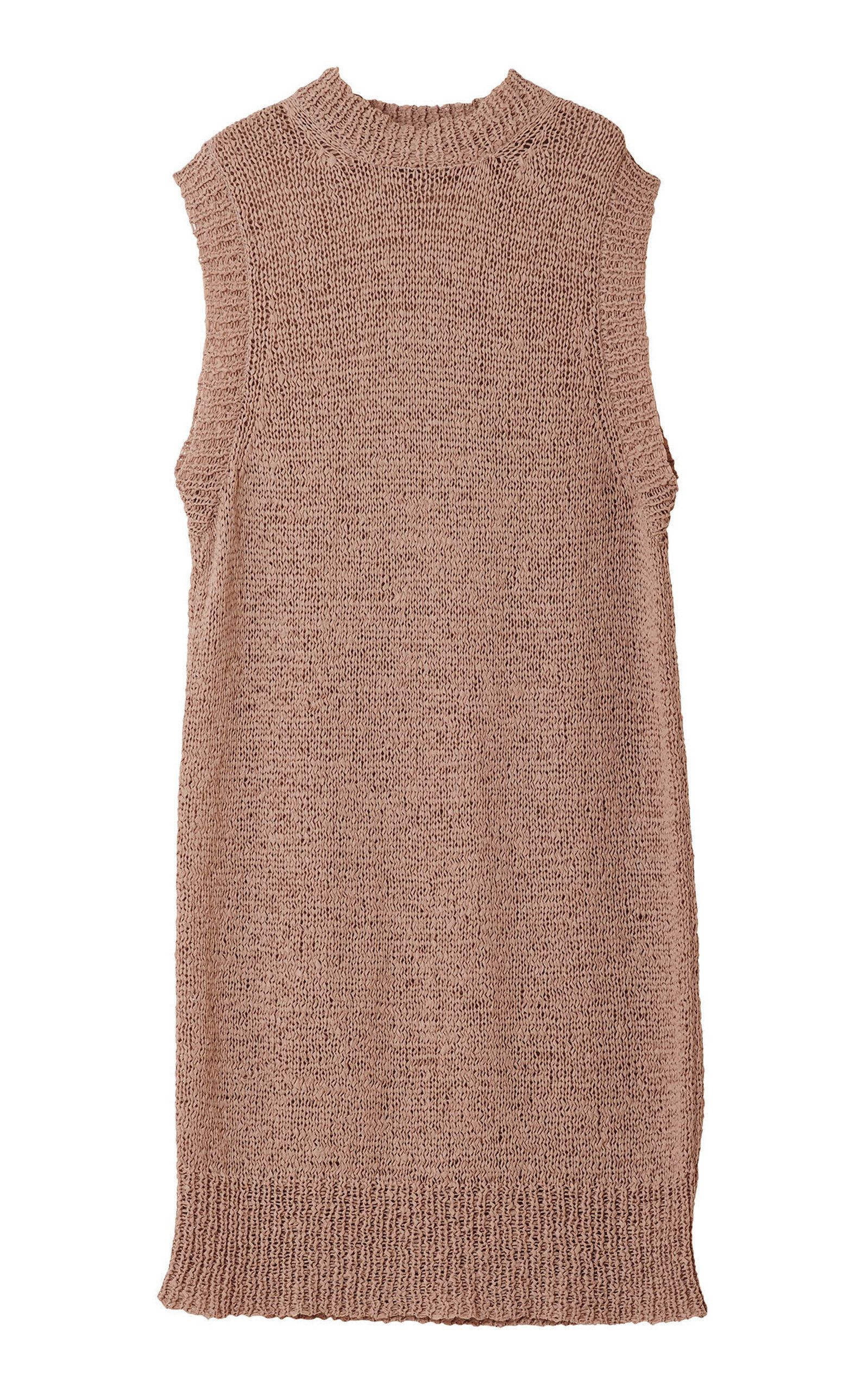 sleeveless sweater dress