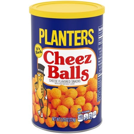 Planters Cheez Balls, 2 Pack