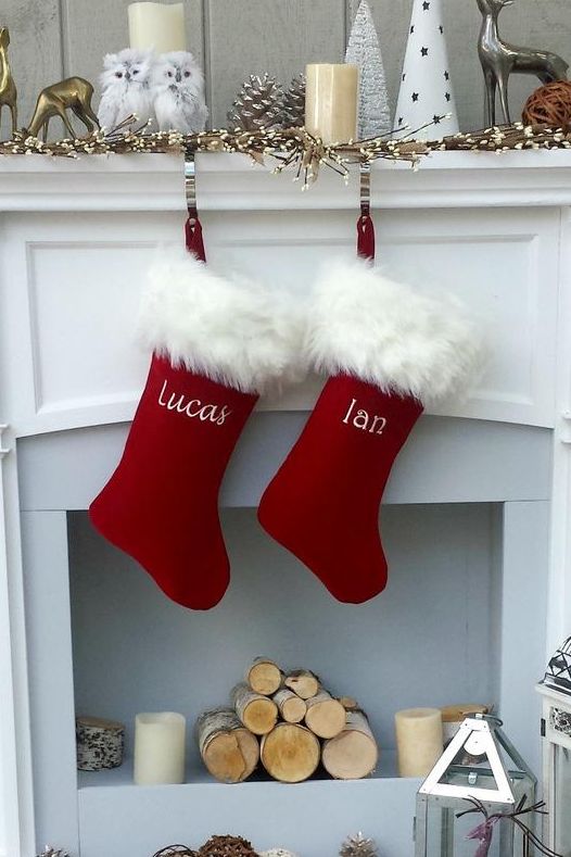 Personalized Faux Fur Stocking