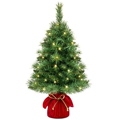 little fake christmas tree