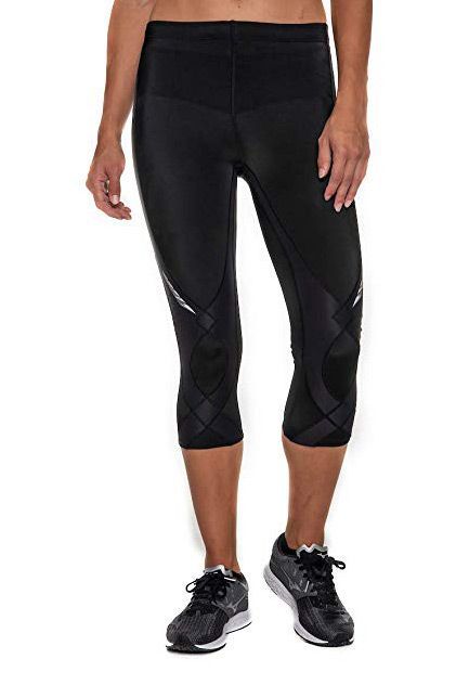 CW-X Women's Mid Rise 3/4 Capri Stabilyx Compression Legging Tights :  : Clothing, Shoes & Accessories