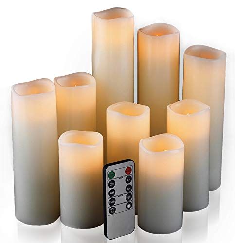Comenzar Flameless LED Candles (Set of Nine)