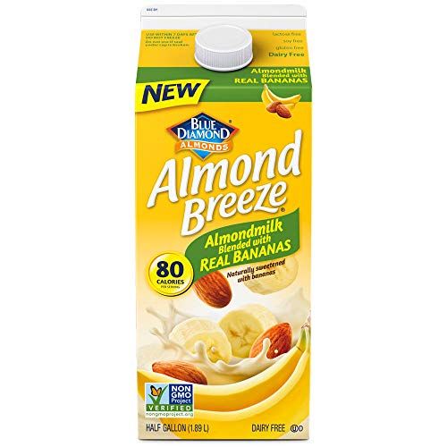 Almond Milk Blended with Real Bananas