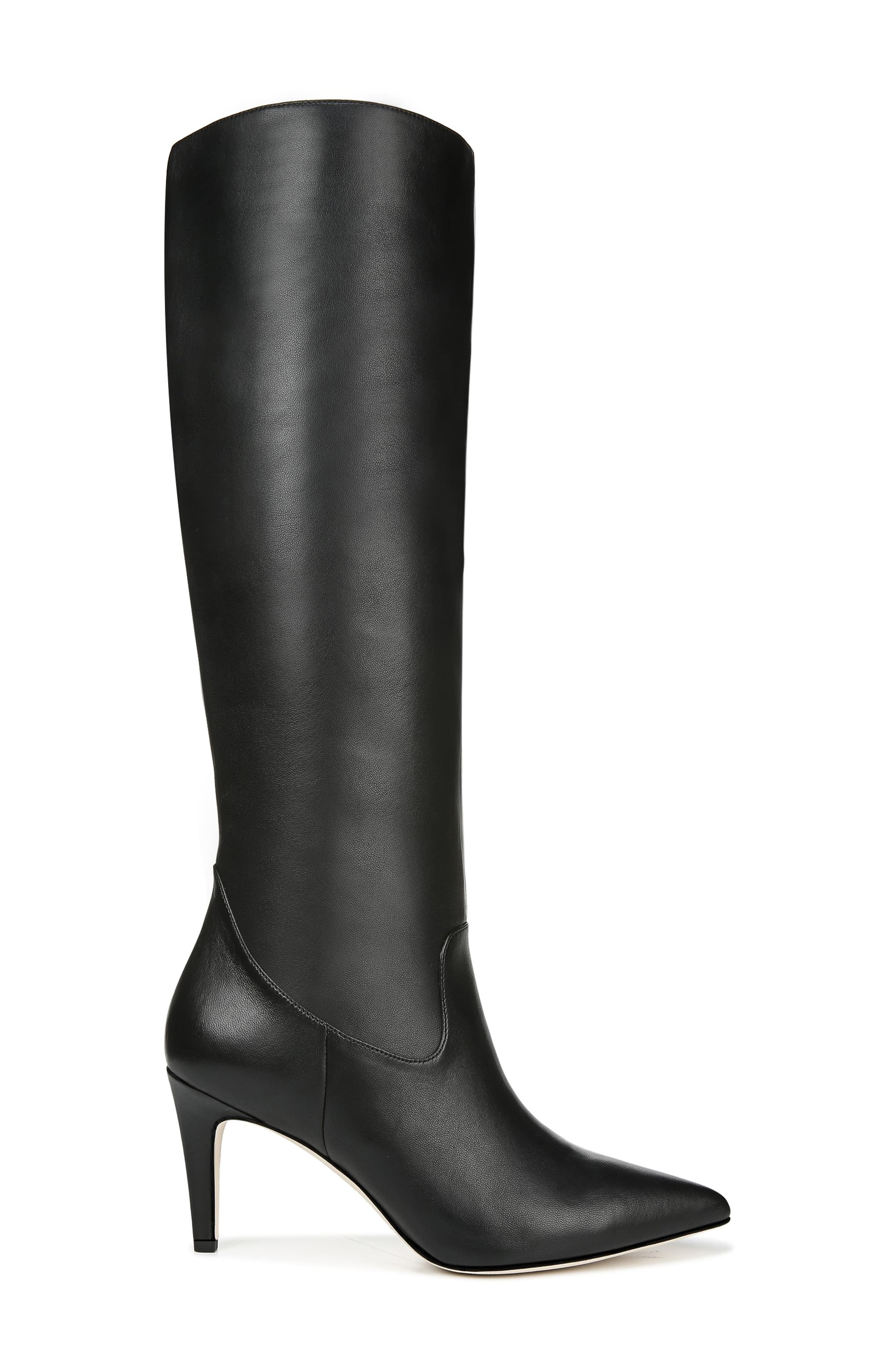 BLACK LINK ANISSA-3K Girl's Under Knee High Four Buttons Flat Heel Winter Boots 