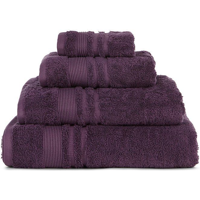 Pack of 2 Extra Large Bath Sheets100% Cotton Towels Jumbo Size COLOUR Purple