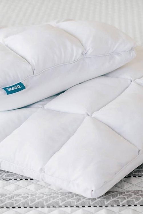 AERIS Queen Plush Memory Foam Contour Pillow - White by AERIS