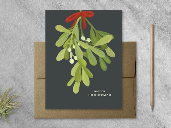 Mistletoe Cards