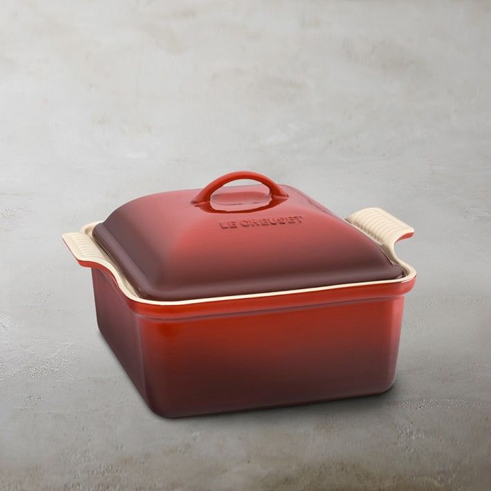 Le Creuset Stoneware Heritage Covered Square Baker
