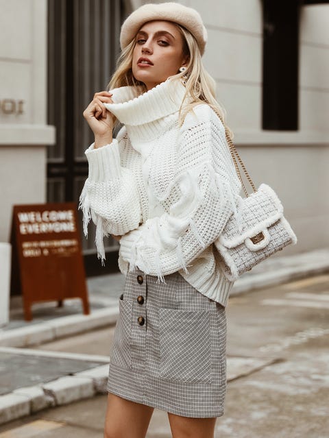 25 Cute Winter White Outfits — Winter White Fashion Trend 2019