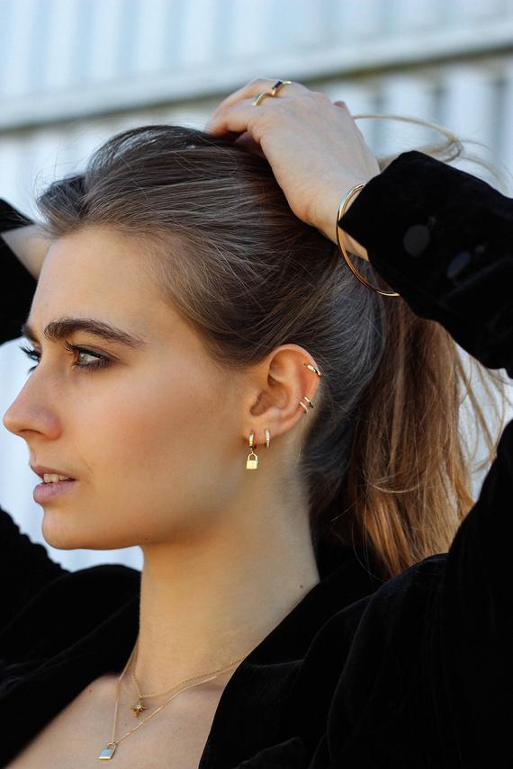 The Padlock Jewelry Trend Is About to Be Everywhere - Lock Necklaces,  Earrings, Bracelets