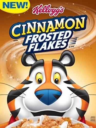 Kellogg's Cinnamon Frosted Flakes Cereal