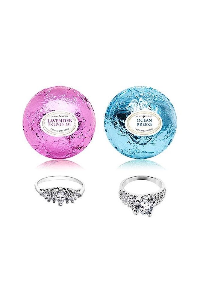 Ocean Breeze Lavender Bath Bombs With Rings