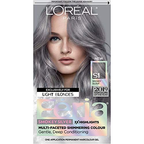 Feria Multi Faceted Shimmering Permanent Coloring Smokey Silver