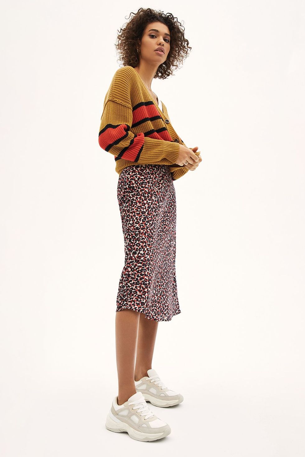 Everyday Midi Skirt Mod Cheetah