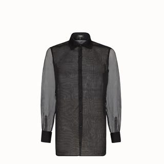 Fendi Black Organza Shirt