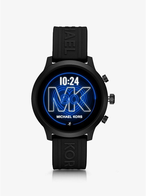 Michael Kors Access MKGO Black-Tone and Silicone Smartwatch