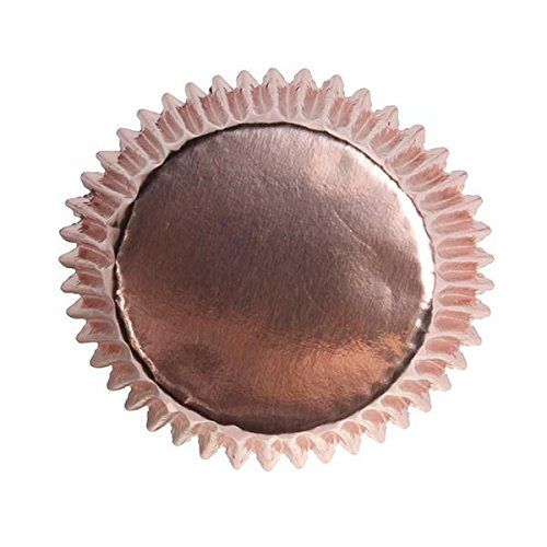 Rose Gold Foil Cupcake Cases - forty five Pack  Chocolate Merlot Cupcakes 1567182369 518a7dGru2BL