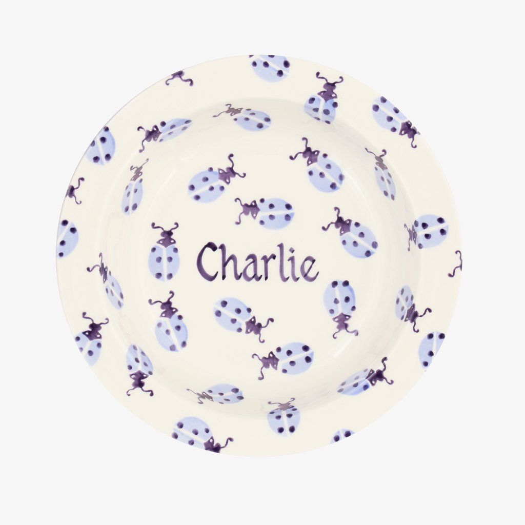 personalised baby plate set
