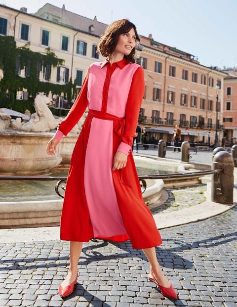 Betty Midi Shirt Dress -