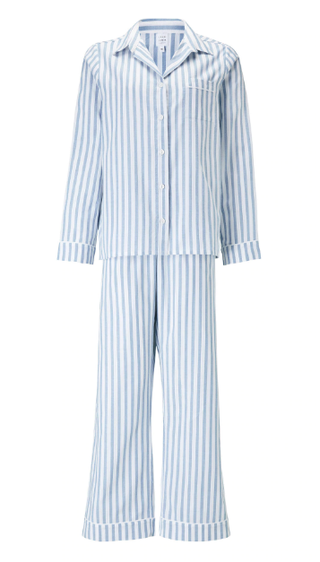 John Lewis & Partners Luna Stripe Cotton Pyjama Set