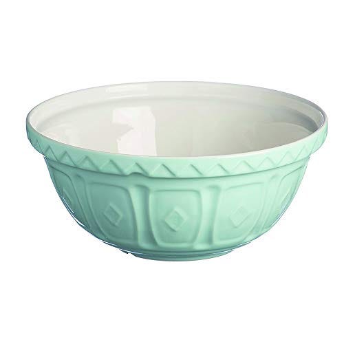 Powder Blue Chip Resistant Earthenware Mixing Bowl