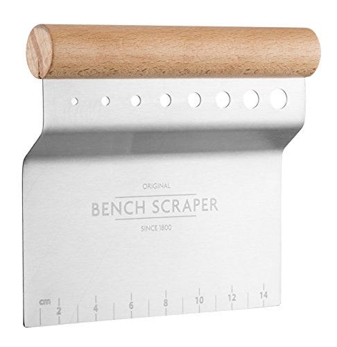 Innovative Kitchen Stainless Steel Bench Scraper